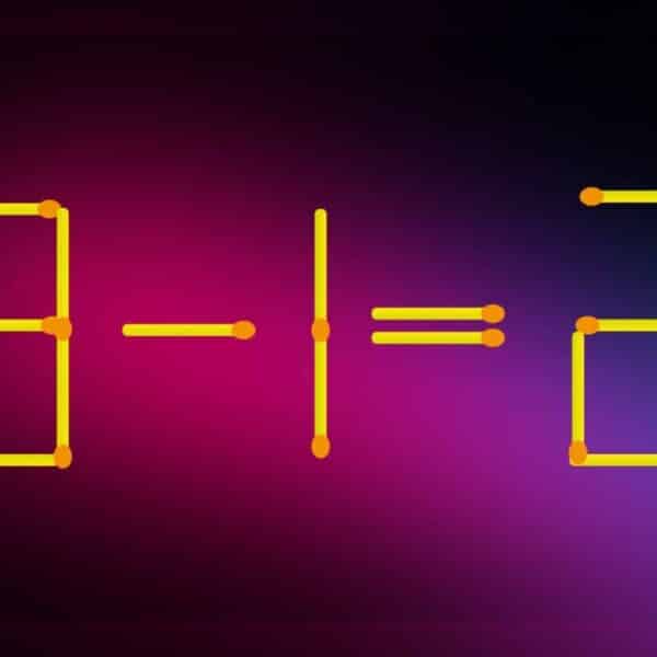 IQ test: Do you think you're a maths whiz? Move only 1 stick in under 15 seconds!