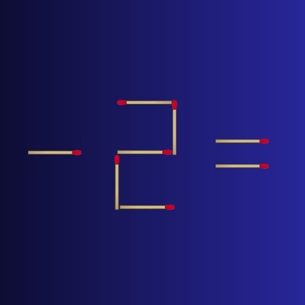 Brain teaser: Test your IQ with this tricky matchstick challenge! Only 2 moves allowed in 15 seconds!