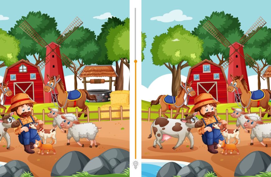 Find the 4 subtle differences in less than 20 seconds and prove your exceptional visual acuity now!