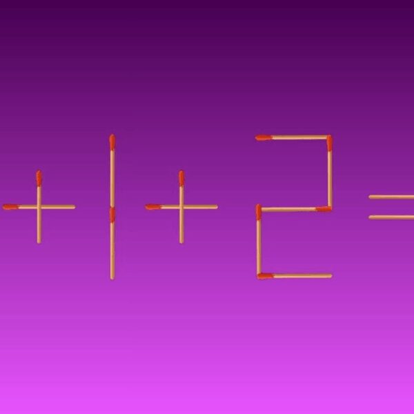 Can You Solve This Matchstick Equation in 30 Seconds by Moving 1 Match?