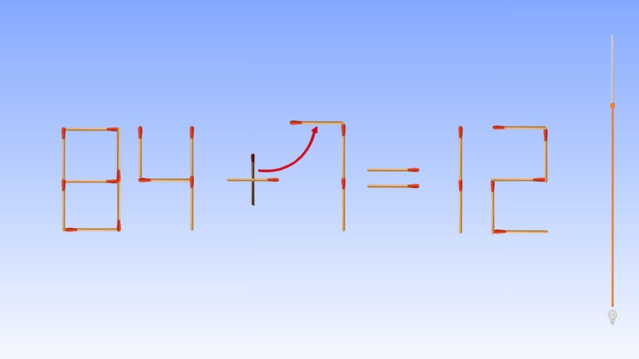 Can You Solve This Matchstick Puzzle in 40 Seconds?