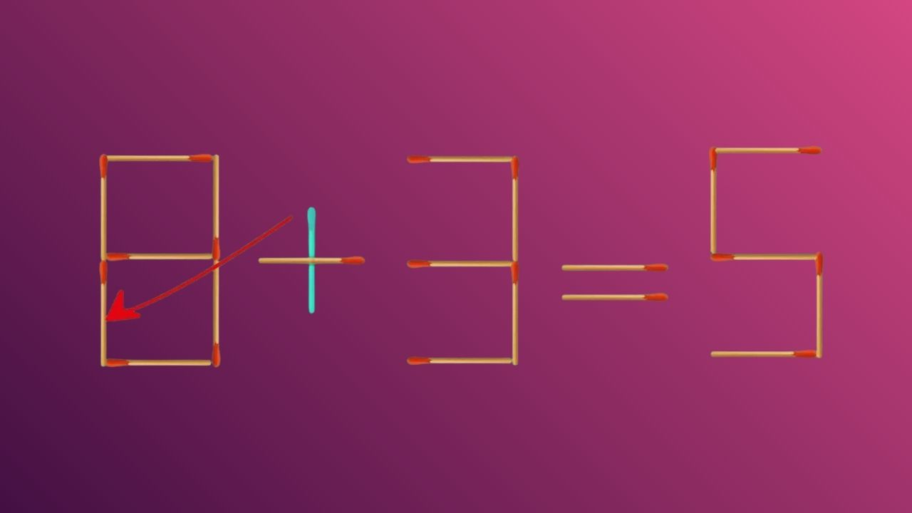 Can You Fix 9+3=5 by Moving 1 Match in 25 Seconds?