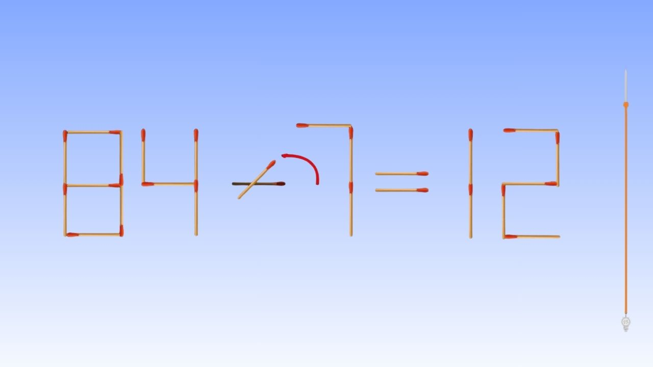 Can You Solve This Matchstick Puzzle in 40 Seconds?