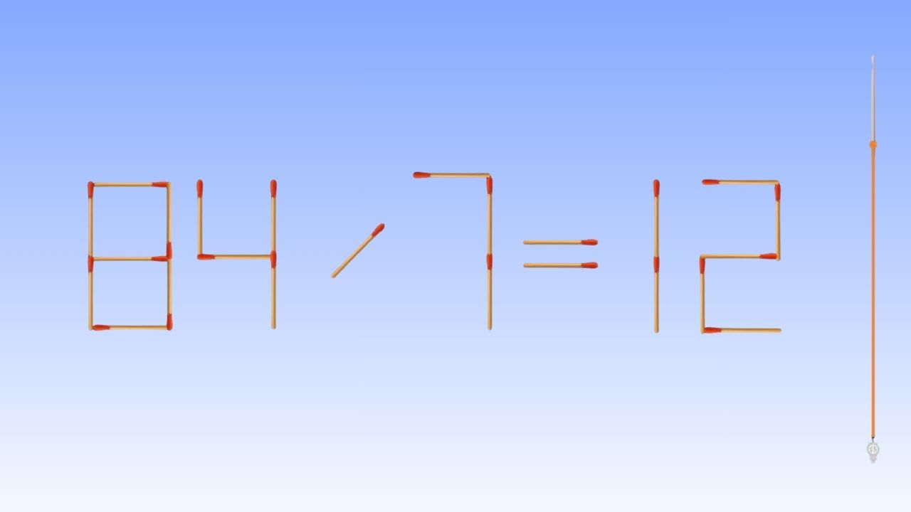 Can You Solve This Matchstick Puzzle in 40 Seconds?