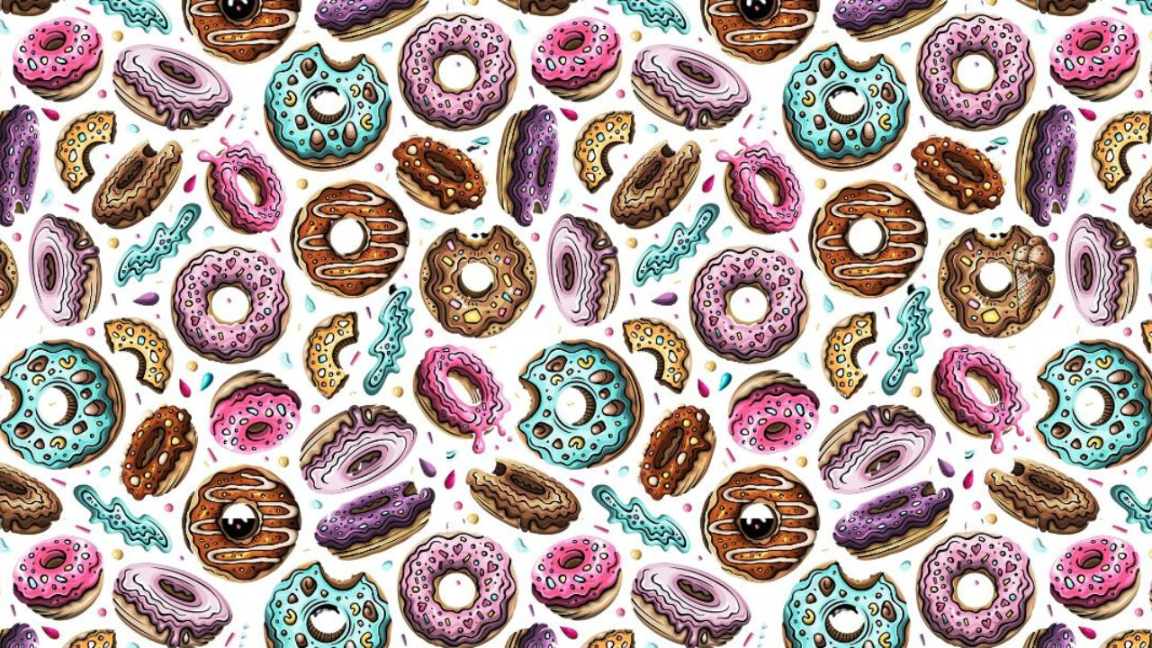 Test Your Observation Skills: Find the Ice Cream Cone Among the Donuts in 10 Seconds