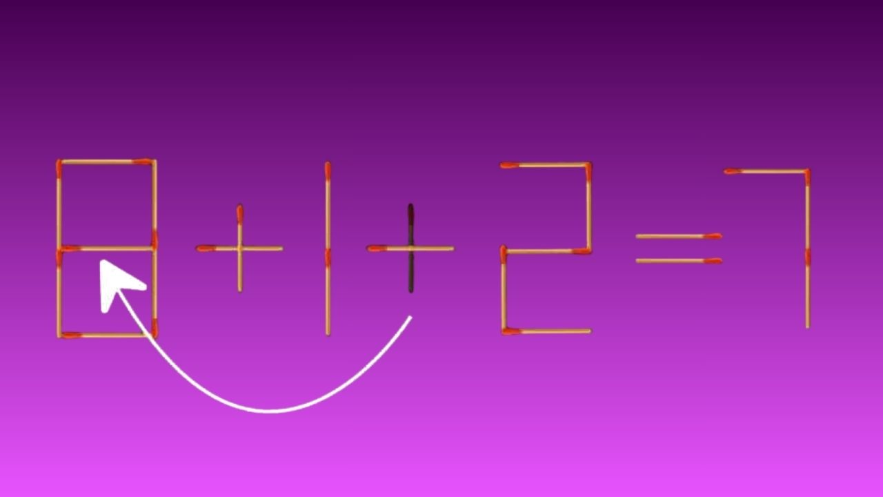 Can You Solve This Matchstick Equation in 30 Seconds by Moving 1 Match?