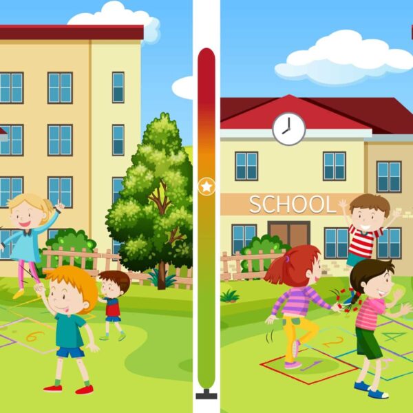 Difference test: If you are observant, you will be able to spot 3 differences between these 2 images of children in 25 seconds