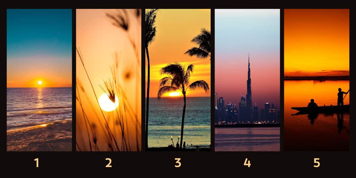 Discover your top trait with this sunset-inspired personality test!