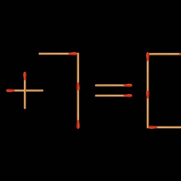 Math challenge: Test your IQ and prove you’re a genius by moving just 1 matchstick in 15 seconds!