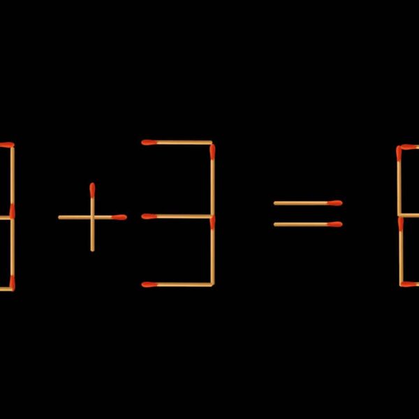 Matchstick brain teaser: Can your IQ beat this 10-second challenge with just 1 move?