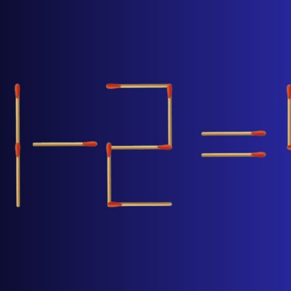 Brain teaser: Are you up for a challenge? Move only 2 sticks to solve this equation in 20 seconds max!