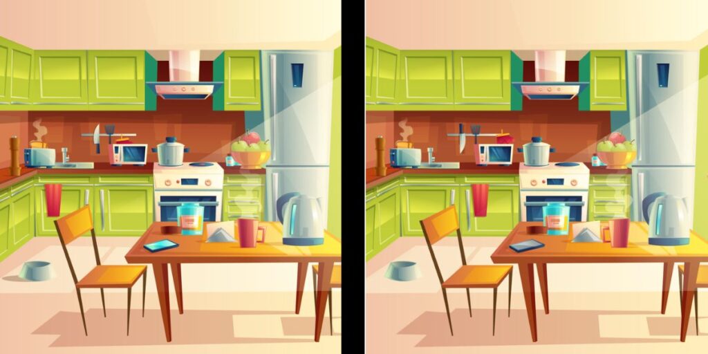 Spot the difference: Can you beat the clock and find all 10 differences