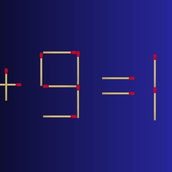 Brain teaser: Flex your math muscles and test your IQ: Move 1 matchstick in 15 seconds for the correct answer!