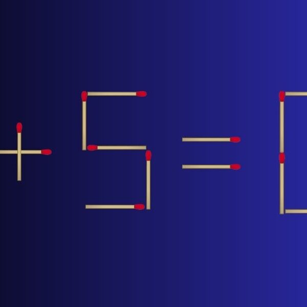 Brain teaser: Can you solve this matchstick puzzle in under 20 seconds and boost your IQ?