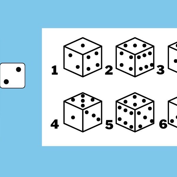 Puzzle: Test your IQ – Can you spot the wrong dice in 45 seconds?