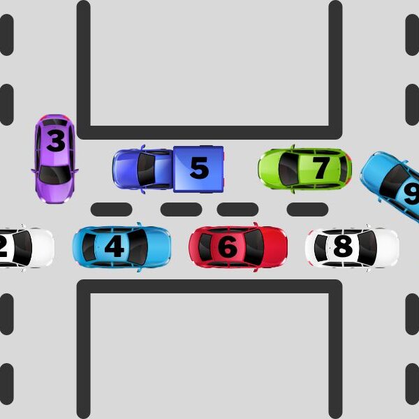 Logic test: Can you clear traffic in 20 seconds? Find out which car needs to be moved!