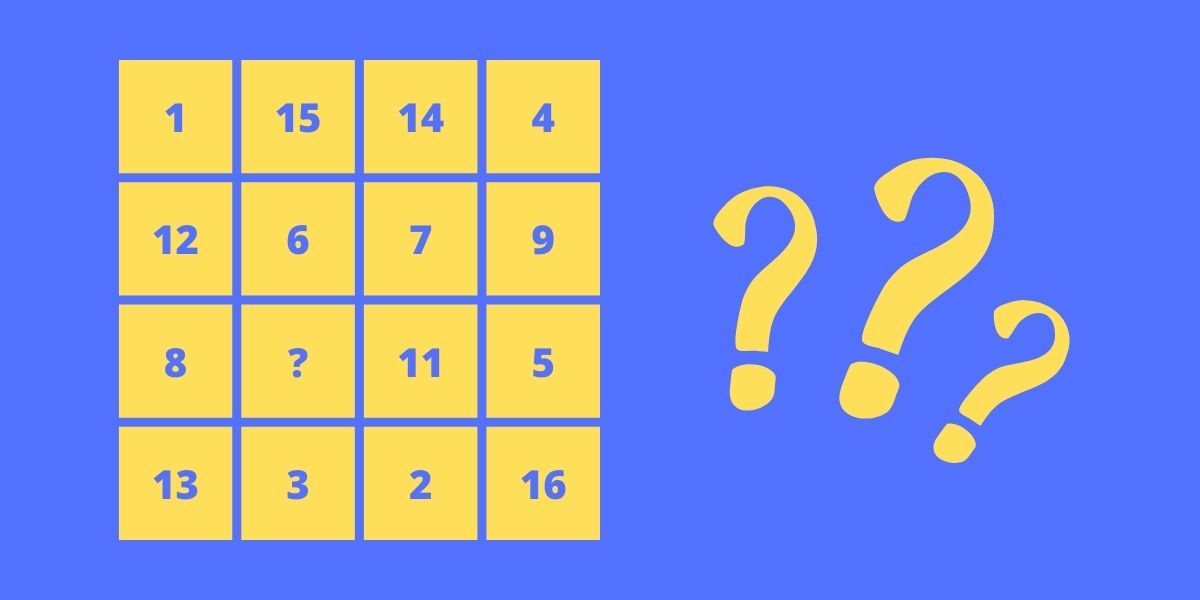 Bet you can't crack this: Find the missing number in this magic square!