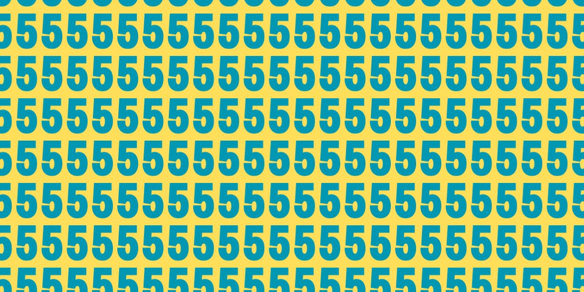 Can you spot the odd '5' in just 15 seconds? Test your eagle eyes with this fun visual challenge!