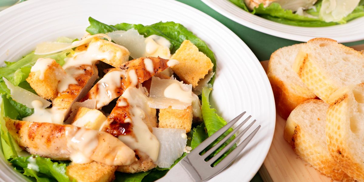 Easy and scrumptious chicken Caesar salad for busy days