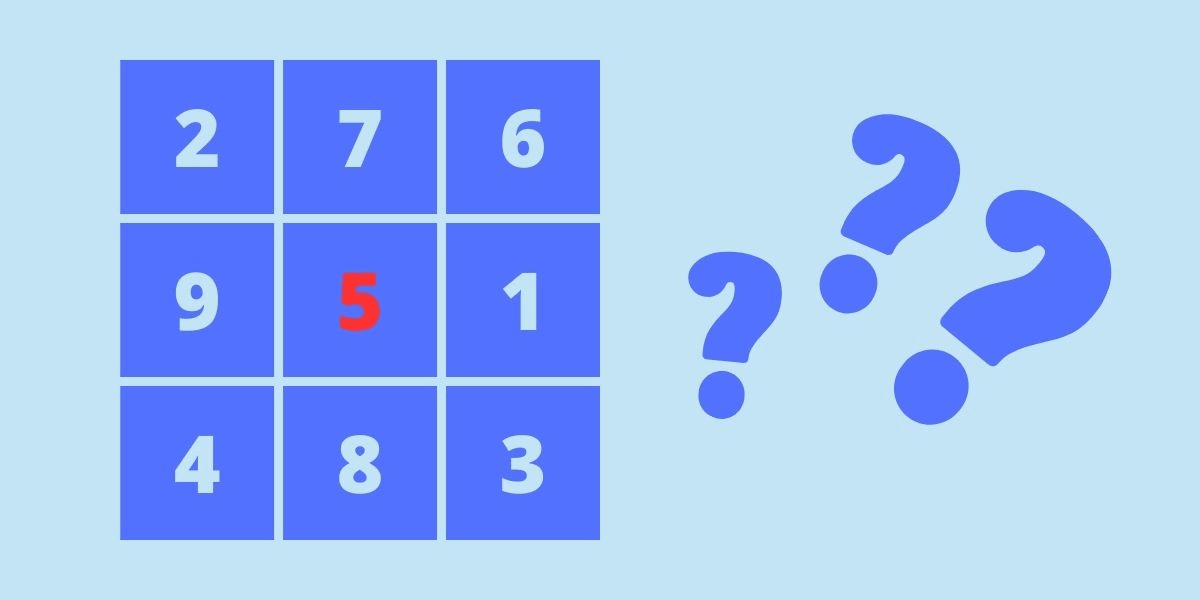 Vedder på at du ikke finner det manglende tallet i denne magiske firkanten på under 15 sekunder!
