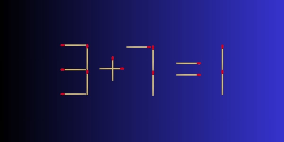 Math brain teaser: Can your IQ handle this 3 matchstick move challenge in under 30 seconds?