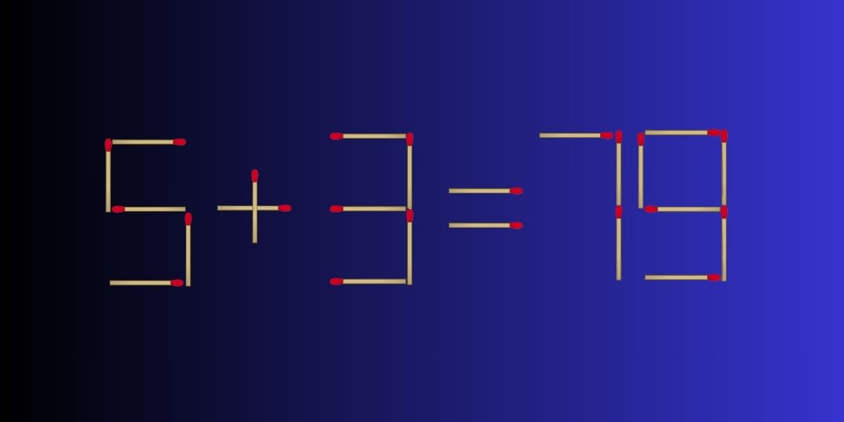 Math brain teaser: Put your IQ to the test - You have 20 seconds to move 2 matches and solve the equation.