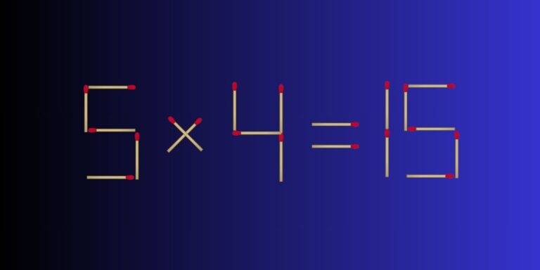 Can you beat the clock? Move 2 sticks to solve the equation in under 15 seconds!