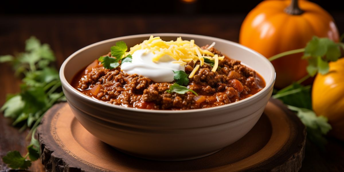 Warm up with this hearty and smoky pumpkin chili