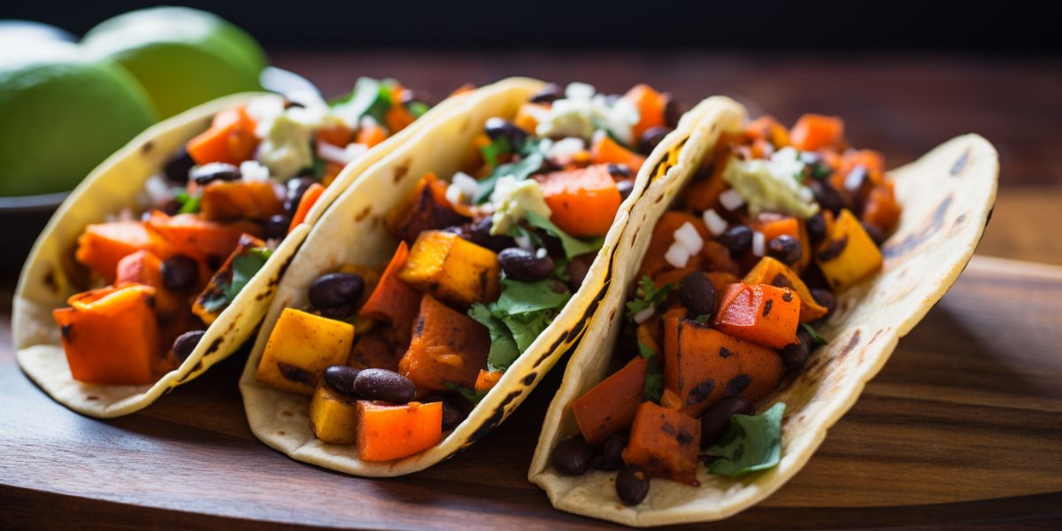 Sensational sweet potato and black bean tacos extravaganza