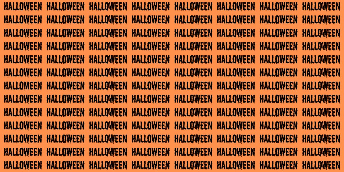 Visual test: Can you spot the intruder among Halloween words in just 15 seconds? Take the challenge!