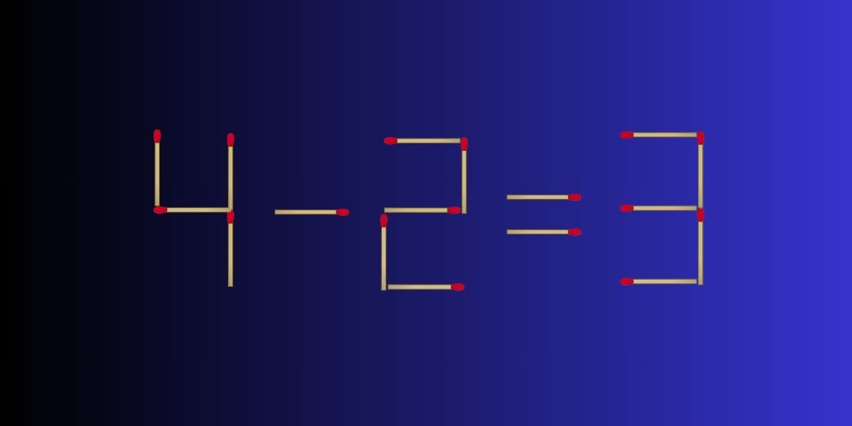 Can you beat the clock? Solve this 2-matchstick puzzle in just 15 seconds!