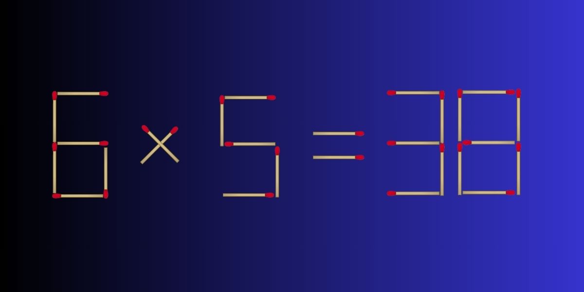 Test your IQ : Can you outsmart this puzzle? Move just 1 matchstick in 15 seconds to solve this thrilling maths challenge!