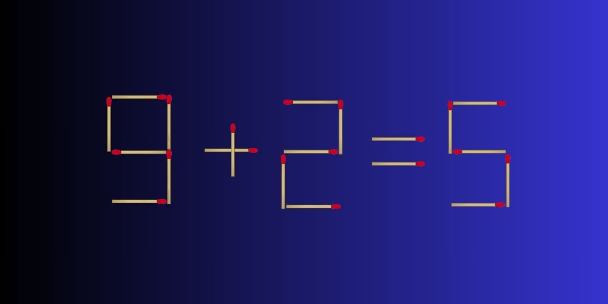 IQ test: Can you outsmart this 20-second challenge? Move just 2 matchsticks to solve it!