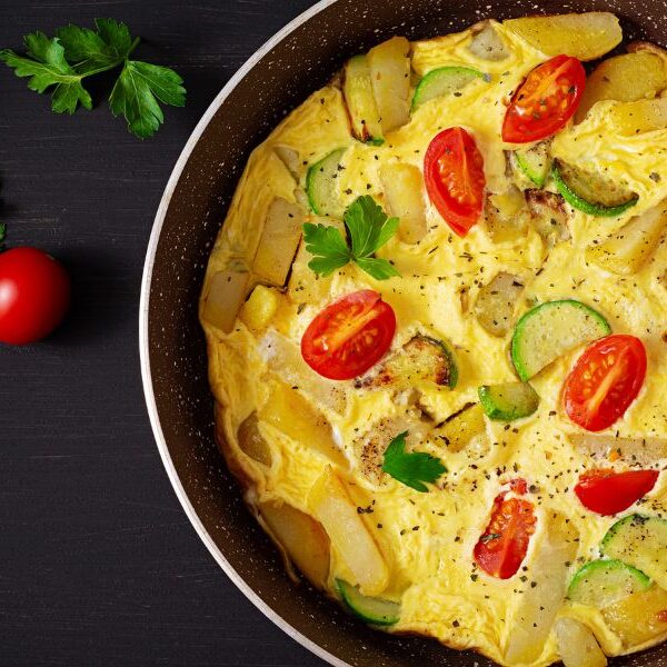 Effortless and affordable roasted vegetable frittata for busy days