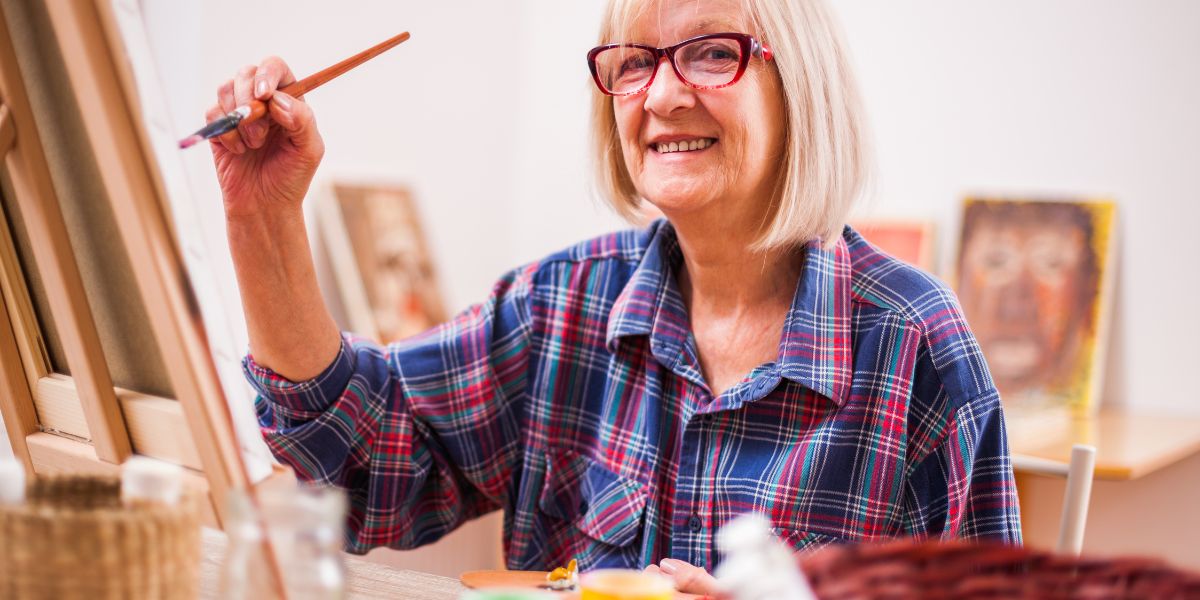 Linda, 65: I picked up painting after my retirement and found a whole new passion in life!
