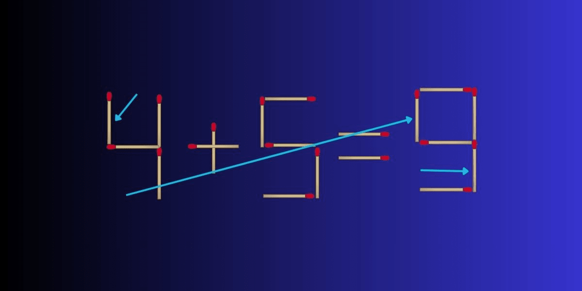 Can you crack this? Move just 3 matchsticks in 25 seconds to solve this challenging maths puzzle!