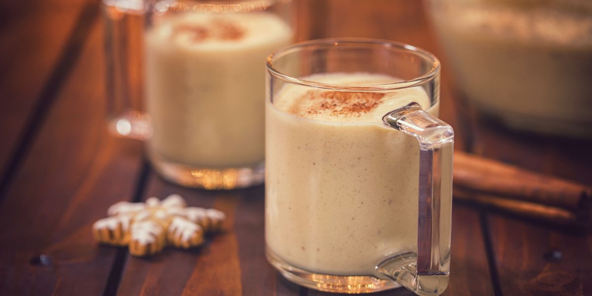 Whip up a festive treat with this easy spiced eggnog latte recipe