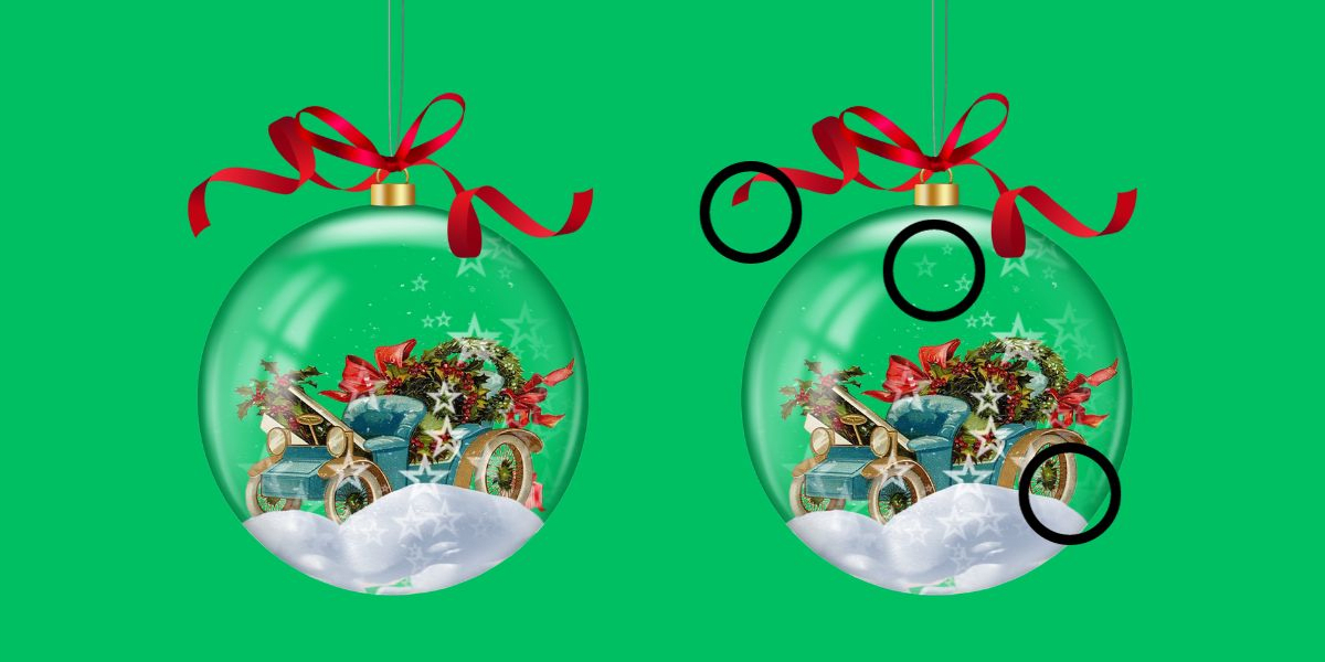 Spot the difference: Challenge yourself with a festive visual test - can you find all 3 differences in less than 15 seconds?