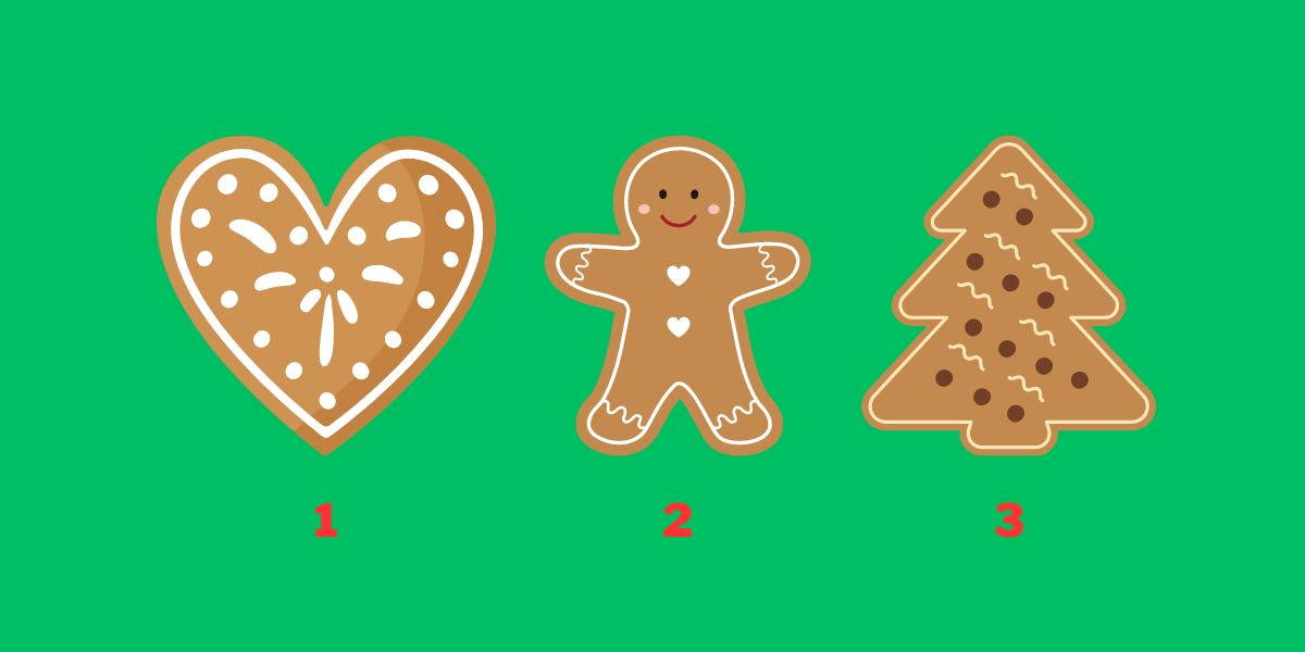 Personality test: choose a gingerbread and we'll reveal your favorite thing about noel and what it says about you!