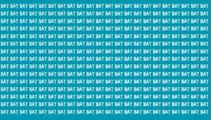 Can you spot the word 'RAT' among 'BAT' in under 17 seconds? Take our thrilling visual challenge!