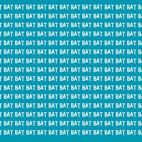 Can you spot the word 'RAT' among 'BAT' in under 17 seconds? Take our thrilling visual challenge!