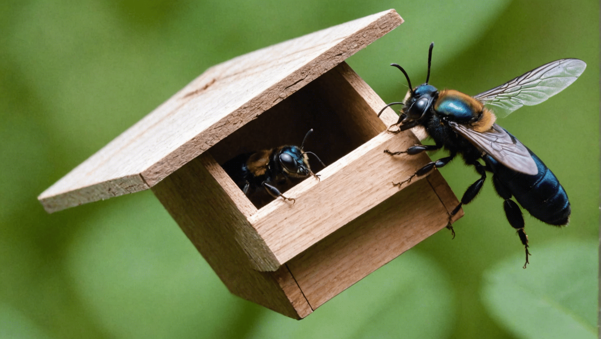 learn easy ways to outsmart carpenter bees and rid your property of them with this helpful guide.