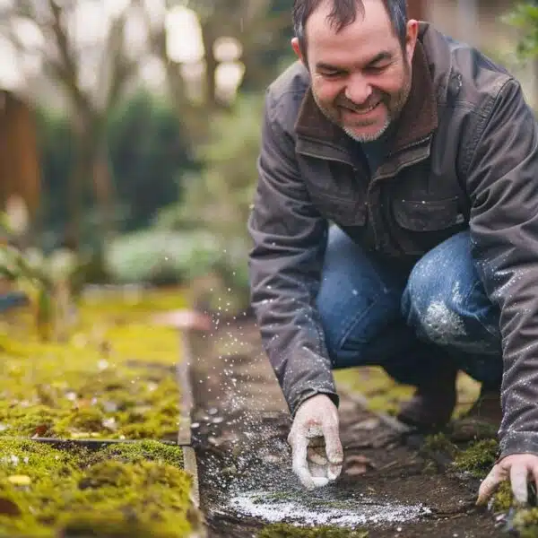 Goodbye moss! How Baking Soda Saves Your Garden Path