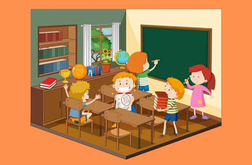 Extreme challenge for your attention: find the hidden glasses in the classroom in less than 10 seconds!