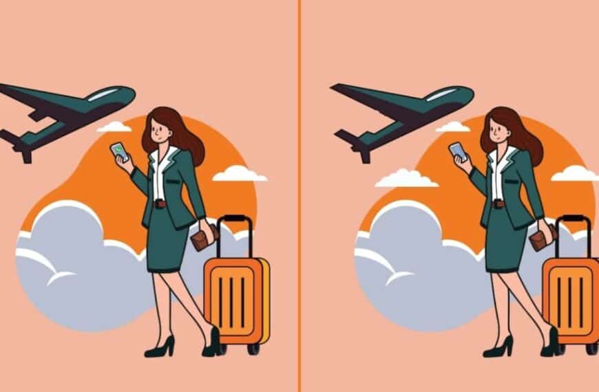 Are you sharp enough to spot the 4 differences before the plane takes off? Only geniuses succeed!