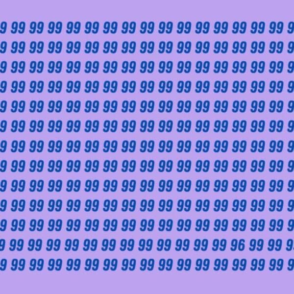 Can you find 96 among 99 in just 15 seconds? Test your speed now!