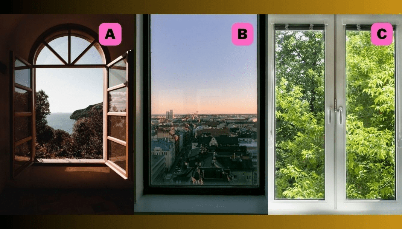 Personality test: Are you more introverted or extroverted? The window you choose to open will reveal this to us