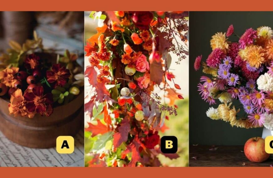 Personality test: Choose an autumn flower and find out if your soul is short-tempered or gentle!