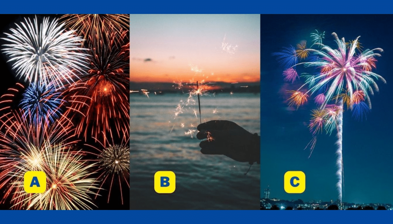 Personality test: choose your favorite fireworks and discover whether you are a team player or prefer to work alone