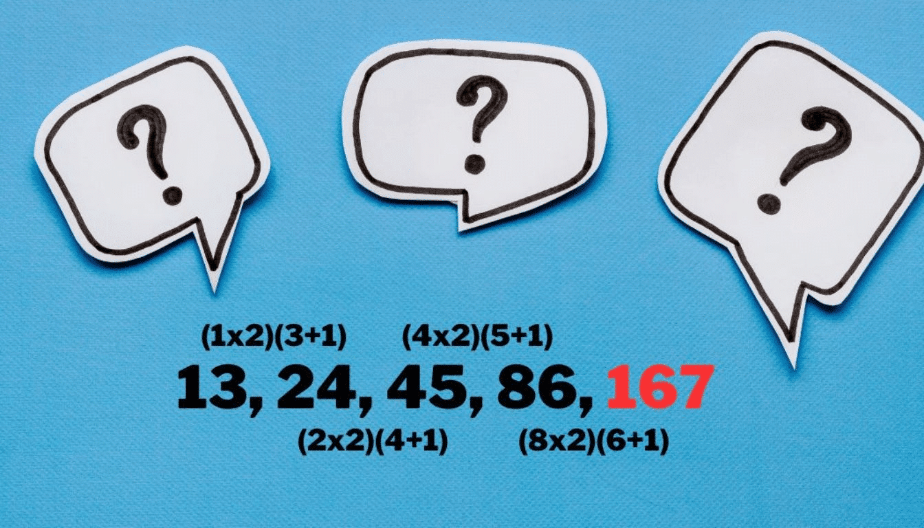 Challenge accepted? Find the missing number in this logical sequence in less than 25 seconds!